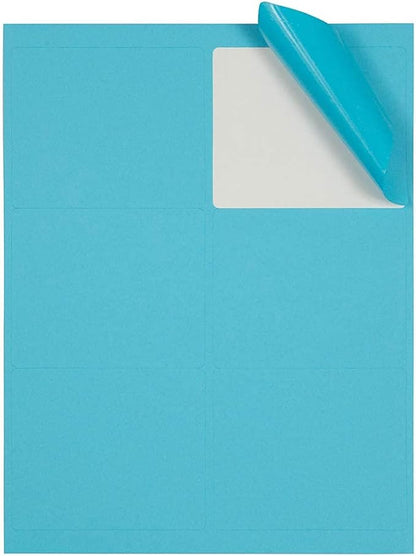 JAM PAPER Shipping Address Labels - Large - 3 1/3 x 4 - Blue - 120/Pack | Address Labels - TrueDesk