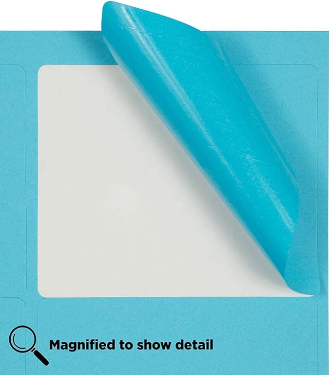 JAM PAPER Shipping Address Labels - Large - 3 1/3 x 4 - Blue - 120/Pack | Address Labels - TrueDesk
