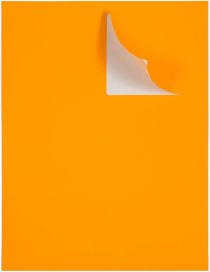 JAM PAPER Shipping Address Labels - Large - 3 1/3 x 4 - Neon Fluorescent Orange - 120/Pack | Address Labels - TrueDesk