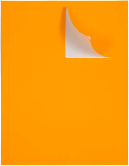 JAM PAPER Shipping Address Labels - Large - 3 1/3 x 4 - Neon Fluorescent Orange - 120/Pack | Address Labels - TrueDesk