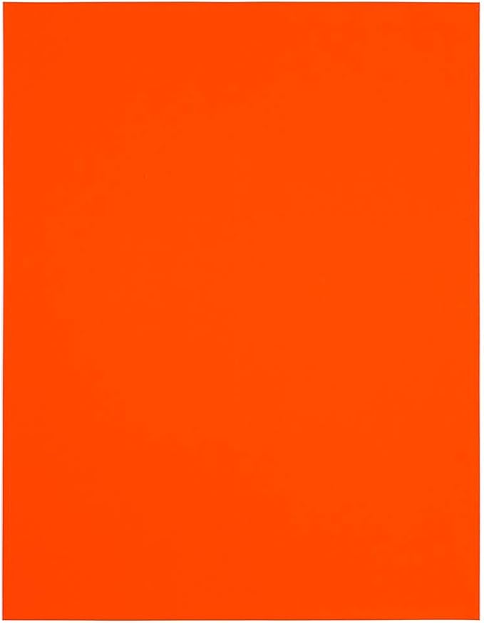 JAM PAPER Shipping Address Labels - Large - 3 1/3 x 4 - Neon Fluorescent Red/Orange - 120/Pack | Address Labels - TrueDesk