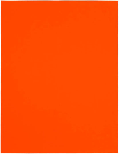 JAM PAPER Shipping Address Labels - Large - 3 1/3 x 4 - Neon Fluorescent Red/Orange - 120/Pack | Address Labels - TrueDesk