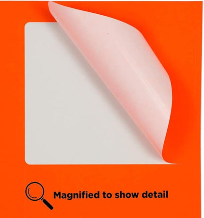 JAM PAPER Shipping Address Labels - Large - 3 1/3 x 4 - Neon Fluorescent Red/Orange - 120/Pack | Address Labels - TrueDesk