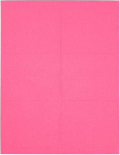 JAM PAPER Shipping Address Labels - Large - 3 1/3 x 4 - Pink - 120/Pack | Address Labels - TrueDesk