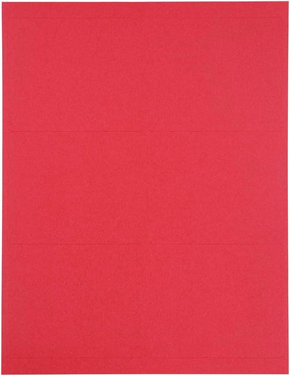 JAM PAPER Shipping Address Labels - Large - 3 1/3 x 4 - Red - 120/Pack | Address Labels - TrueDesk