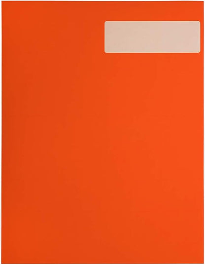 JAM PAPER Shipping Address Labels - Rectangular - 1 1/3 x 4 - Neon Deep Red/Orange - 126/pack | Address Labels - TrueDesk