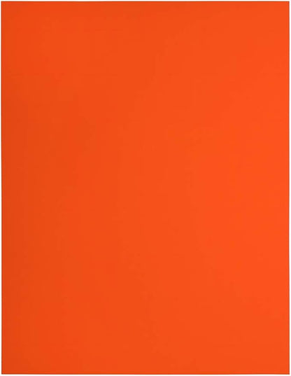 JAM PAPER Shipping Address Labels - Rectangular - 1 1/3 x 4 - Neon Deep Red/Orange - 126/pack | Address Labels - TrueDesk