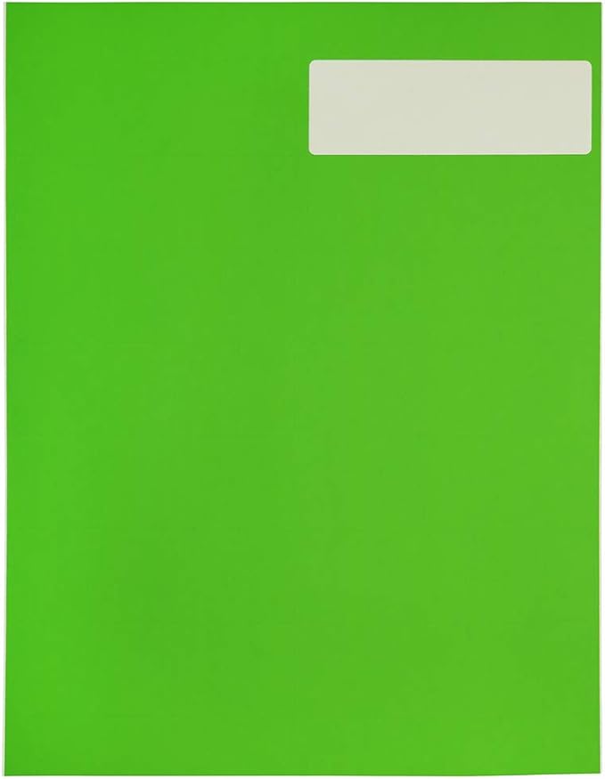 JAM Paper Shipping Address Labels, Rectangular, 1 1/3 x 4, Neon Green, 126/Pack (359329613) | Address Labels - TrueDesk