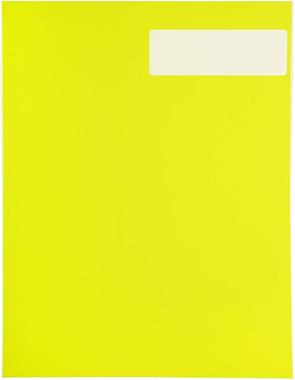JAM PAPER Shipping Address Labels - Rectangular - 1 1/3 x 4 - Neon Yellow - 126/pack | Address Labels - TrueDesk