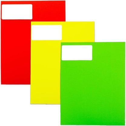 JAM PAPER Shipping Address Labels - Standard Mailing - 2 x 4 - Assorted Bright Neon Fluorescent - 6 Packs of 20 Labels - 120 Labels Total | Address Labels - TrueDesk