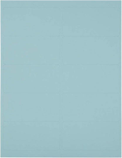 JAM PAPER Shipping Address Labels - Standard Mailing - 2 x 4 - Baby Blue - 120/Pack | Address Labels - TrueDesk