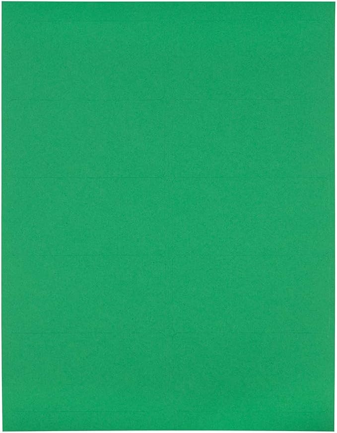 JAM PAPER Shipping Address Labels - Standard Mailing - 2 x 4 - Green - 120/Pack | Address Labels - TrueDesk