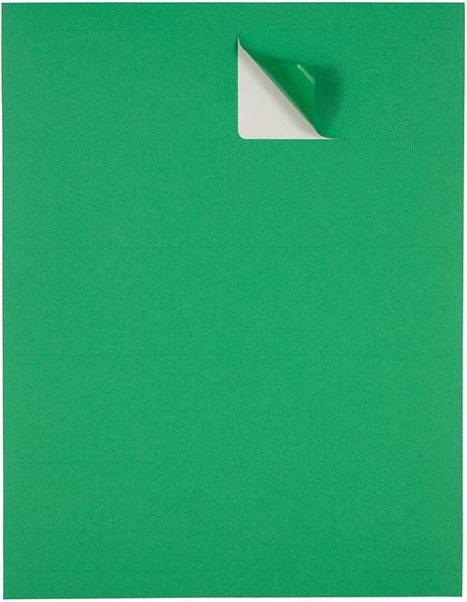 JAM PAPER Shipping Address Labels - Standard Mailing - 2 x 4 - Green - 120/Pack | Address Labels - TrueDesk