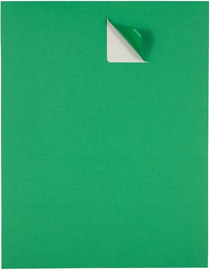 JAM PAPER Shipping Address Labels - Standard Mailing - 2 x 4 - Green - 120/Pack | Address Labels - TrueDesk