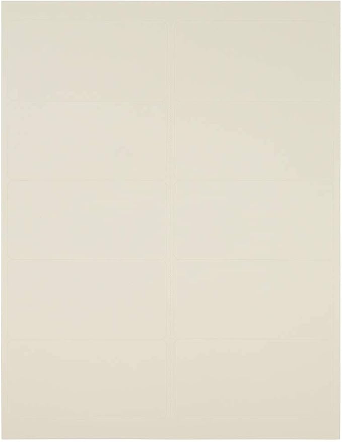 JAM PAPER Shipping Address Labels - Standard Mailing - 2 x 4 - Ivory - 120/Pack | Address Labels - TrueDesk