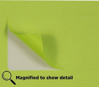 JAM PAPER Shipping Address Labels - Standard Mailing - 2 x 4 - Ultra Lime Green - 120/Pack | Address Labels - TrueDesk