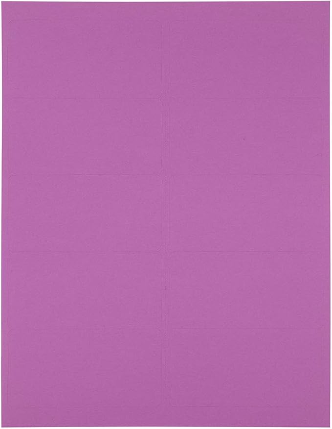 JAM PAPER Shipping Address Labels - Standard Mailing - 2 x 4 - Violet - 120/Pack | Address Labels - TrueDesk