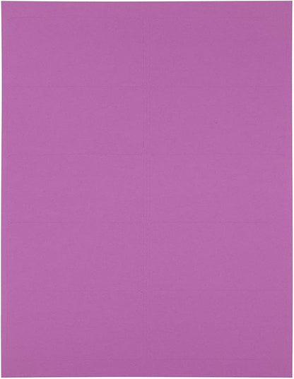 JAM PAPER Shipping Address Labels - Standard Mailing - 2 x 4 - Violet - 120/Pack | Address Labels - TrueDesk