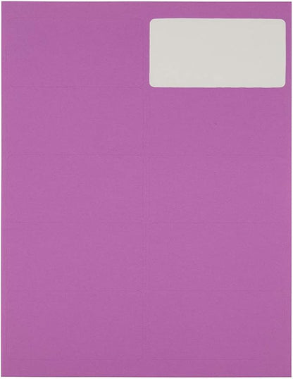 JAM PAPER Shipping Address Labels - Standard Mailing - 2 x 4 - Violet - 120/Pack | Address Labels - TrueDesk