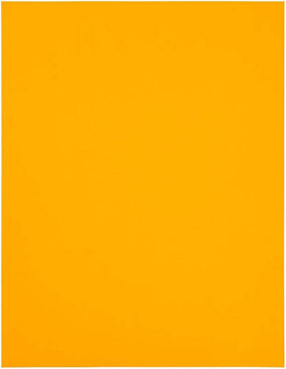 JAM PAPER Shipping Labels - Half Page - 5 1/2 x 8 1/2 - Neon Orange - 50/Pack | Address Labels - TrueDesk