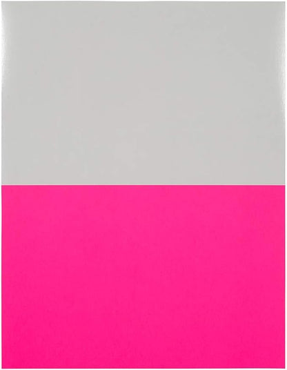 JAM PAPER Shipping Labels - Half Page - 5 1/2 x 8 1/2 - Neon Pink - 50/Pack | Address Labels - TrueDesk