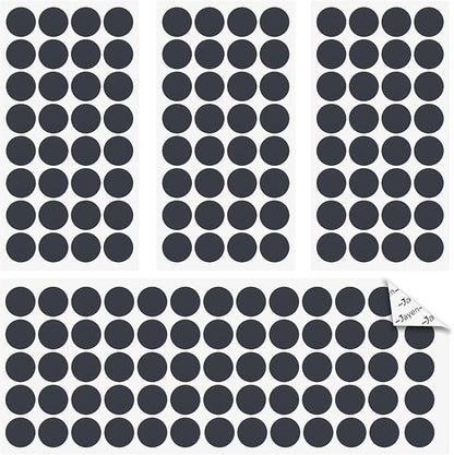 Jayen 160 Pcs Non Slip Self - Adhesive Silicone Cuttable Furniture Pads, Anti - Sliding Anti - Scratch Rubber Floor Protectors for Any Furniture and Appliances - Black (Matte) | Furniture Pads - TrueDesk
