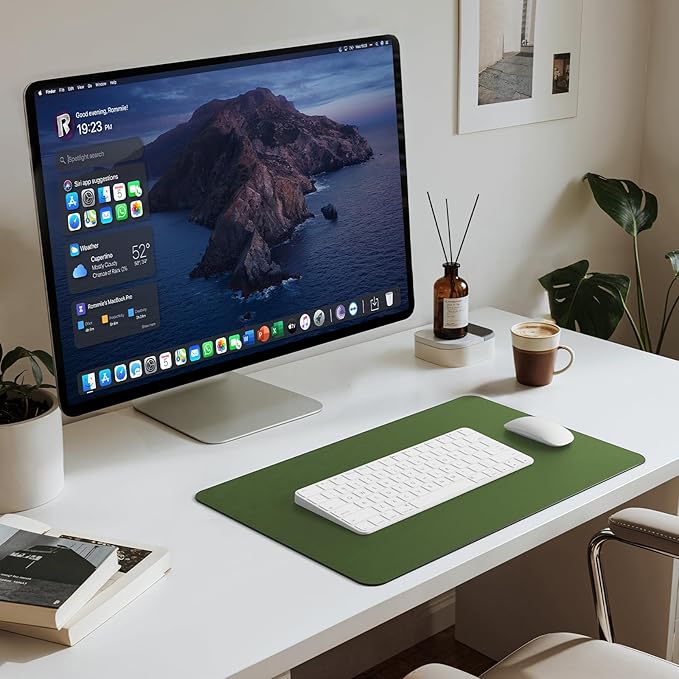 Jotsome Leather Desk Pad Mat, Non - Slip Desk Blotter Pad - Desk Protector for Office, Home, Lap Desk, Laptop, and Desktop | Desk Pads Blotters - TrueDesk