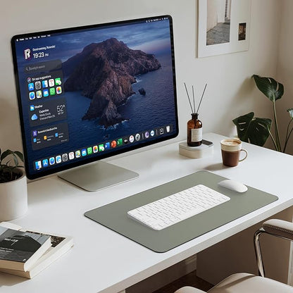 Jotsome Leather Desk Pad Mat, Non - Slip Desk Blotter Pad - Desk Protector for Office, Home, Lap Desk, Laptop, and Desktop | Desk Pads Blotters - TrueDesk