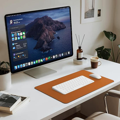 Jotsome Leather Desk Pad Mat, Non - Slip Desk Blotter Pad - Desk Protector for Office, Home, Lap Desk, Laptop, and Desktop | Desk Pads Blotters - TrueDesk