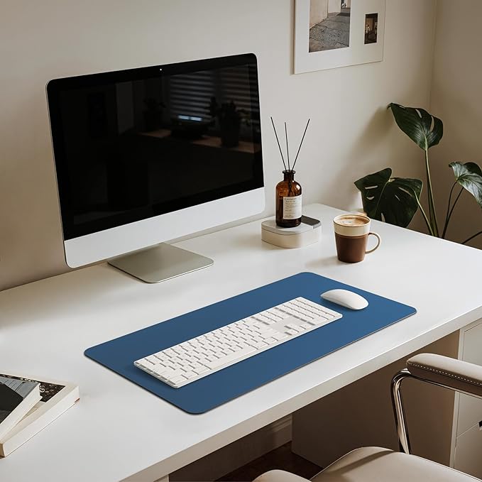 Jotsome Leather Desk Pad Mat, Non - Slip Desk Blotter Pad - Desk Protector for Office, Home, Laptop, and Desktop | Desk Pads Blotters - TrueDesk
