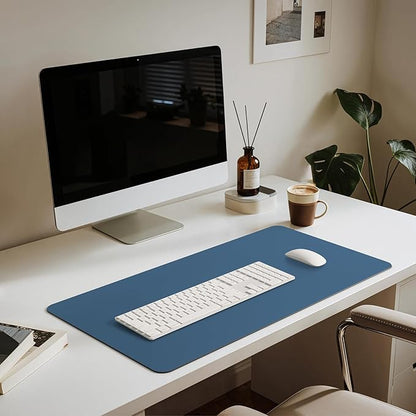 Jotsome Leather Desk Pad Mat, Non - Slip Desk Blotter Pad - Desk Protector for Office, Home, Laptop, and Desktop | Desk Pads Blotters - TrueDesk