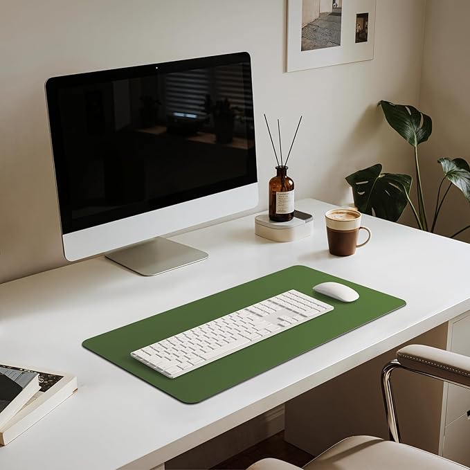 Jotsome Leather Desk Pad Mat, Non - Slip Desk Blotter Pad - Desk Protector for Office, Home, Laptop, and Desktop | Desk Pads Blotters - TrueDesk