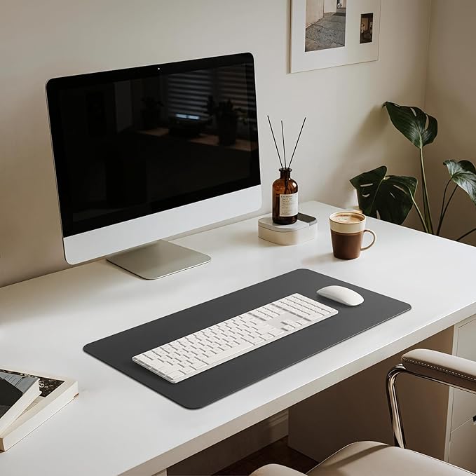 Jotsome Leather Desk Pad Mat, Non - Slip Desk Blotter Pad - Desk Protector for Office, Home, Laptop, and Desktop | Desk Pads Blotters - TrueDesk