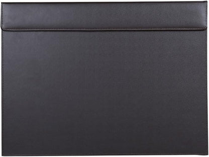 KINGFOM 18''x14'' Large Rectangle A3 Desk Writing & Drawing Desk Pad &Board Table Protector Mat with Paper Clip on Top Brown | Desk Pads Blotters - TrueDesk