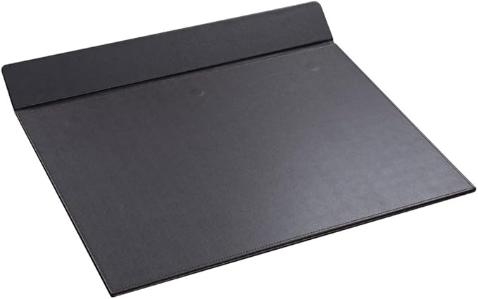 KINGFOM 18''x14'' Large Rectangle A3 Desk Writing & Drawing Desk Pad &Board Table Protector Mat with Paper Clip on Top Brown | Desk Pads Blotters - TrueDesk