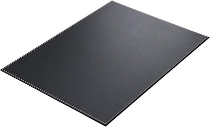 KINGFOM Desk Pad & Mat 24" x 18" Protector Large Mouse Pad PU Leather for Desktops and Laptops (Black) | Desk Pads Blotters - TrueDesk