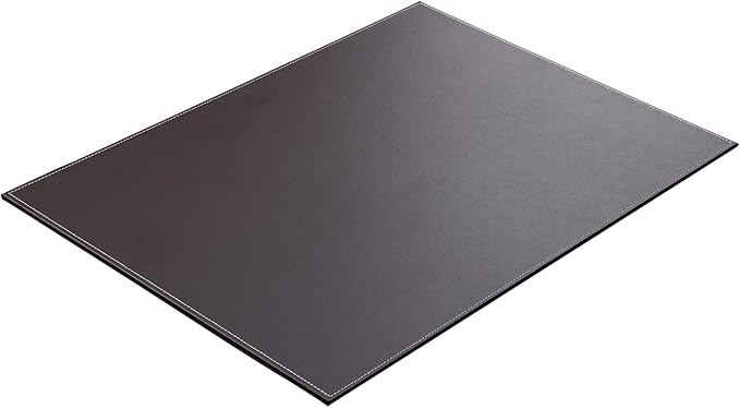 KINGFOM Desk Pad & Mat 24" x 18" Protector Large Mouse Pad PU Leather for Desktops and Laptops (Brown) | Desk Pads Blotters - TrueDesk
