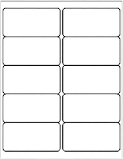 LabelMore 10 up Labels 2'' x 4" Shipping Address Labels for Laser and Inkjet Printers (2,000 Sheets, 20,000 Labels) | Laser Inkjet Printer Labels - TrueDesk