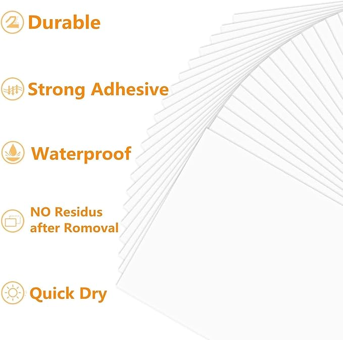 LabelMore 200 Sheets, Printable Sticker Paper, 8.5" x 11" Sticker Printer Paper Sheet for Laser & Inkjet Printers | Laser Inkjet Printer Labels - TrueDesk