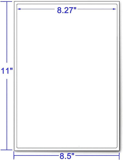 LabelMore 200 Sheets, Printable Sticker Paper, 8.5" x 11" Sticker Printer Paper Sheet for Laser & Inkjet Printers | Laser Inkjet Printer Labels - TrueDesk