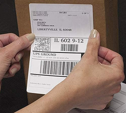 LabelMore 200 Sheets, Printable Sticker Paper, 8.5" x 11" Sticker Printer Paper Sheet for Laser & Inkjet Printers | Laser Inkjet Printer Labels - TrueDesk