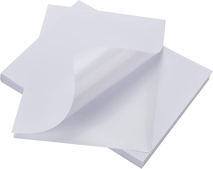 LabelMore 200 Sheets, Printable Sticker Paper, 8.5" x 11" Sticker Printer Paper Sheet for Laser & Inkjet Printers | Laser Inkjet Printer Labels - TrueDesk
