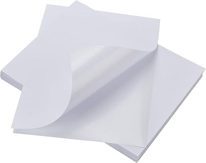 LabelMore 200 Sheets, Printable Sticker Paper, 8.5" x 11" Sticker Printer Paper Sheet for Laser & Inkjet Printers | Laser Inkjet Printer Labels - TrueDesk