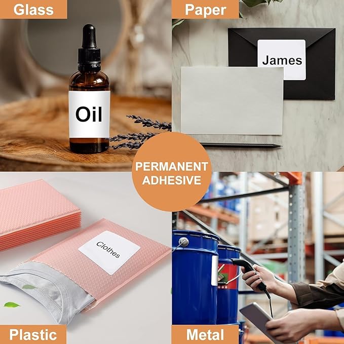 LabelMore 3 1/3 x 4 Labels - 6 Up Self Adhesive Shipping Labels - FBA Labels - 5000 Sheet/ 30000 Labels | Laser Inkjet Printer Labels - TrueDesk