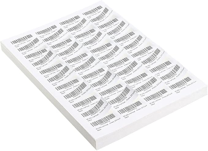 LabelMore 30 up Labels 1" X 2 - 5/8" Shipping Address FBA Label for Laser and Inkjet Printers (1,000 Sheets, 30,000 Labels) | Laser Inkjet Printer Labels - TrueDesk