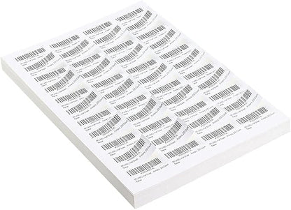 LabelMore 30 up Labels 1" X 2 - 5/8" Shipping Address FBA Label for Laser and Inkjet Printers (1,000 Sheets, 30,000 Labels) | Laser Inkjet Printer Labels - TrueDesk