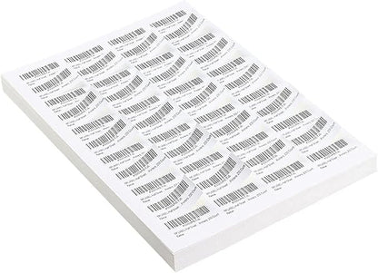 LabelMore 30 up Labels 1" X 2 - 5/8" Shipping Address FBA Label for Laser and Inkjet Printers (4000 Sheets / 120000 Labels) | Laser Inkjet Printer Labels - TrueDesk