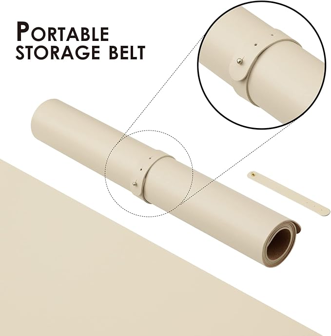 Large Cork Desk Mat - 47.2"x 17" Desk Pad for Office and Home - Ideal for Large Mouse Pad and Desk Mats on Top of Desks(Beige) | Mouse Pads - TrueDesk