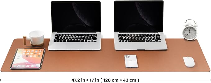 Large Cork Desk Mat - 47.2"x 17" Desk Pad for Office and Home - Ideal for Large Mouse Pad and Desk Mats on Top of Desks(Brown) | Mouse Pads - TrueDesk