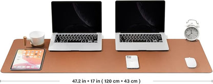Large Cork Desk Mat - 47.2"x 17" Desk Pad for Office and Home - Ideal for Large Mouse Pad and Desk Mats on Top of Desks(Brown) | Mouse Pads - TrueDesk